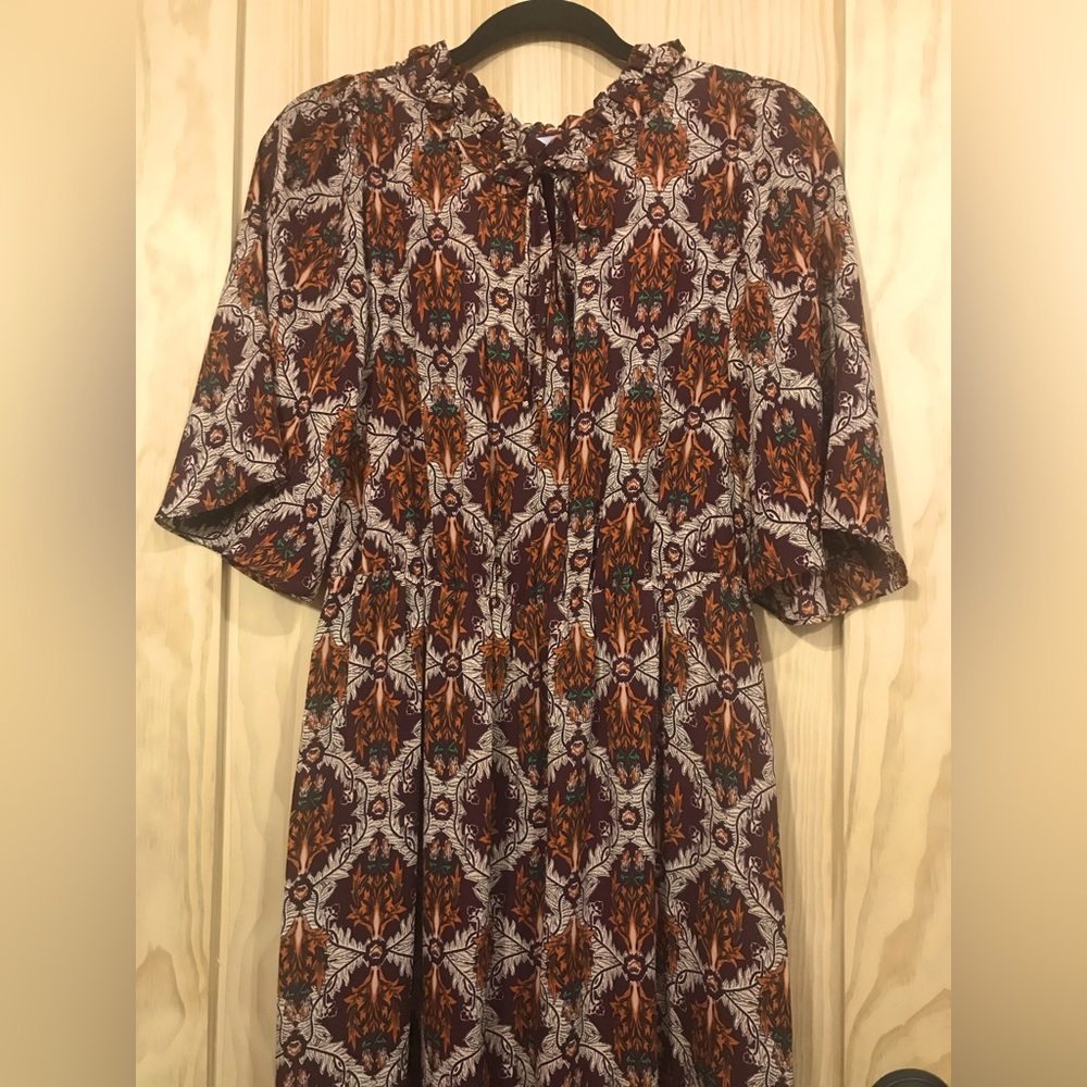 NWT!! Gibson Latimer dress flowy maxi hippie boho cottage core dress art nouveau